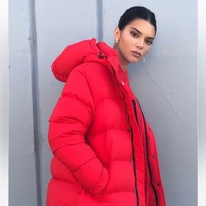 Red SuperPuff Coat by Aritzia TNA (Catalina)